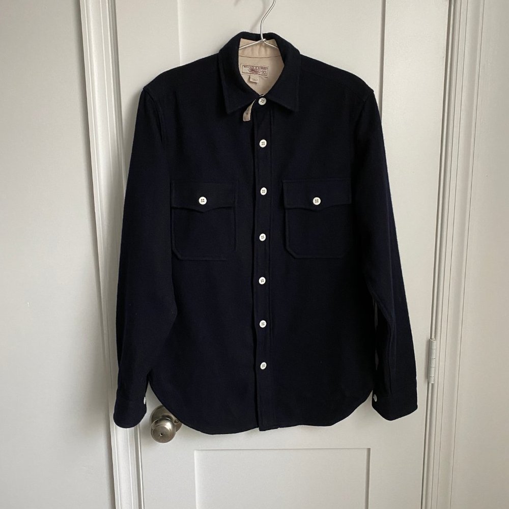 Men's Wallace and Barnes Wool CPO Shirt Jacket
